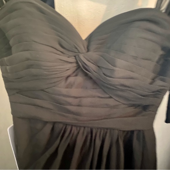 Custom made black Azazie bridesmaid dress. - Picture 8 of 10